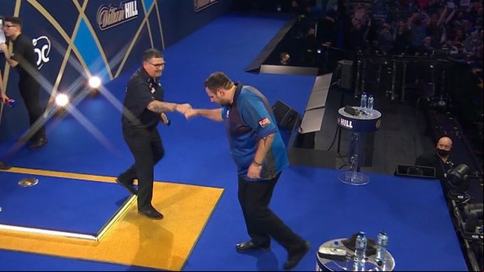 Gary Anderson and Adrian Lewis