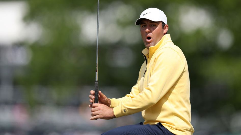 Scottie Scheffler in action at Oak Hill