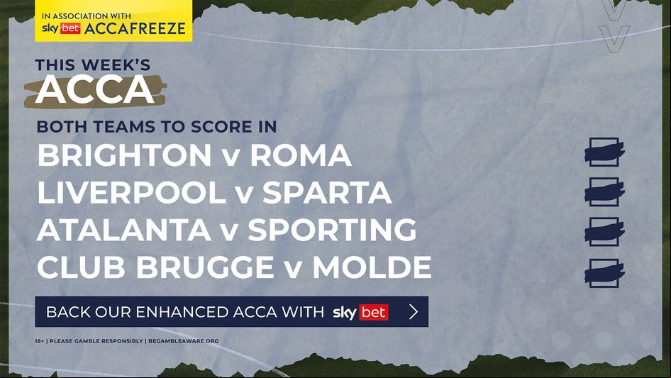 Acca graphic BTTS Thursday