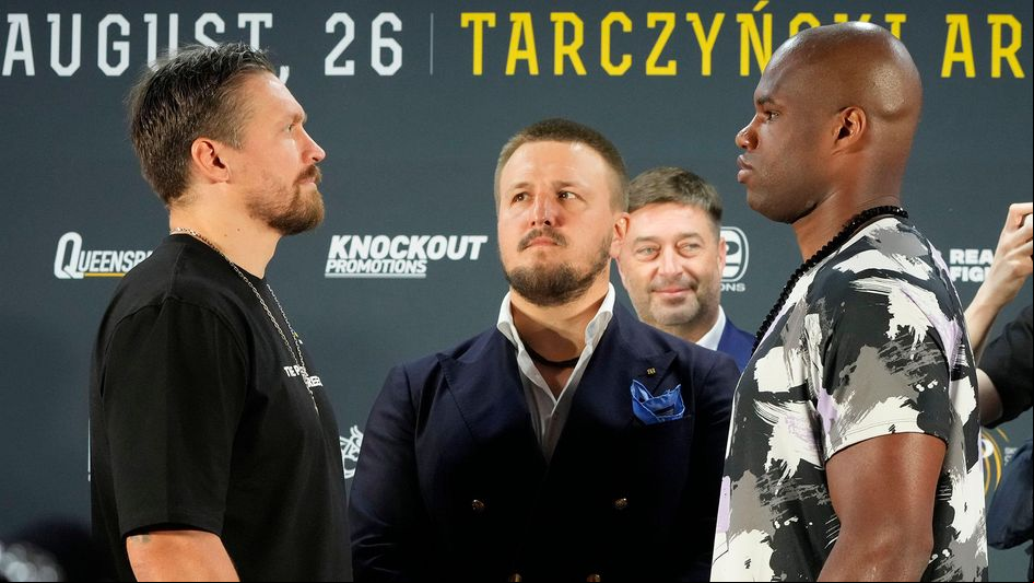 Oleksandr Usyk and Daniel Dubois