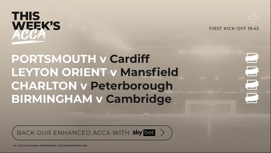 CLICK HERE for our 9/1 fourfold!