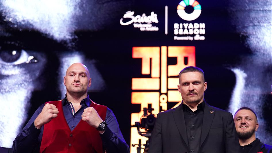 Tyson Fury and Oleksandr Usyk