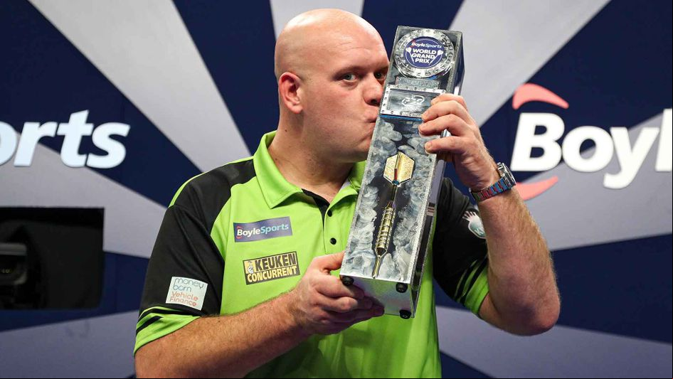 Michael van Gerwen wins the World Grand Prix (Picture: Kieran Cleeves/PDC)