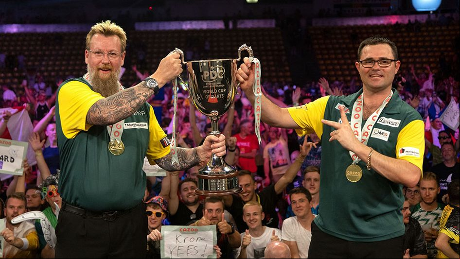 Simon Whitlock and Damon Heta won the World Cup of Darts (Picture: Kais Bodensieck/PDC Europe)
