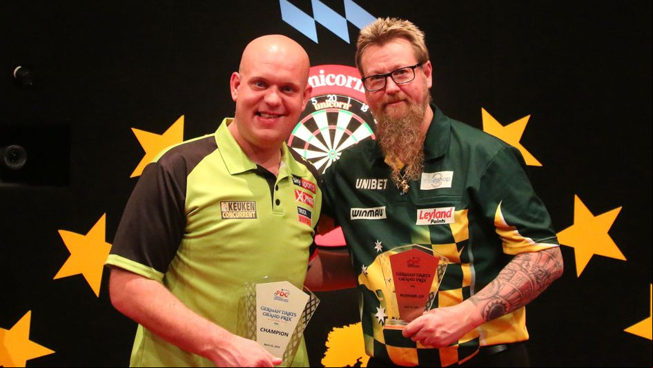 Michael van Gerwen beat Simon Whitlock in the final (PDC Europe)