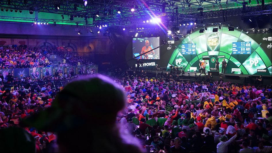 The Paddy Power World Darts Championship is taking place at the Ally Pally